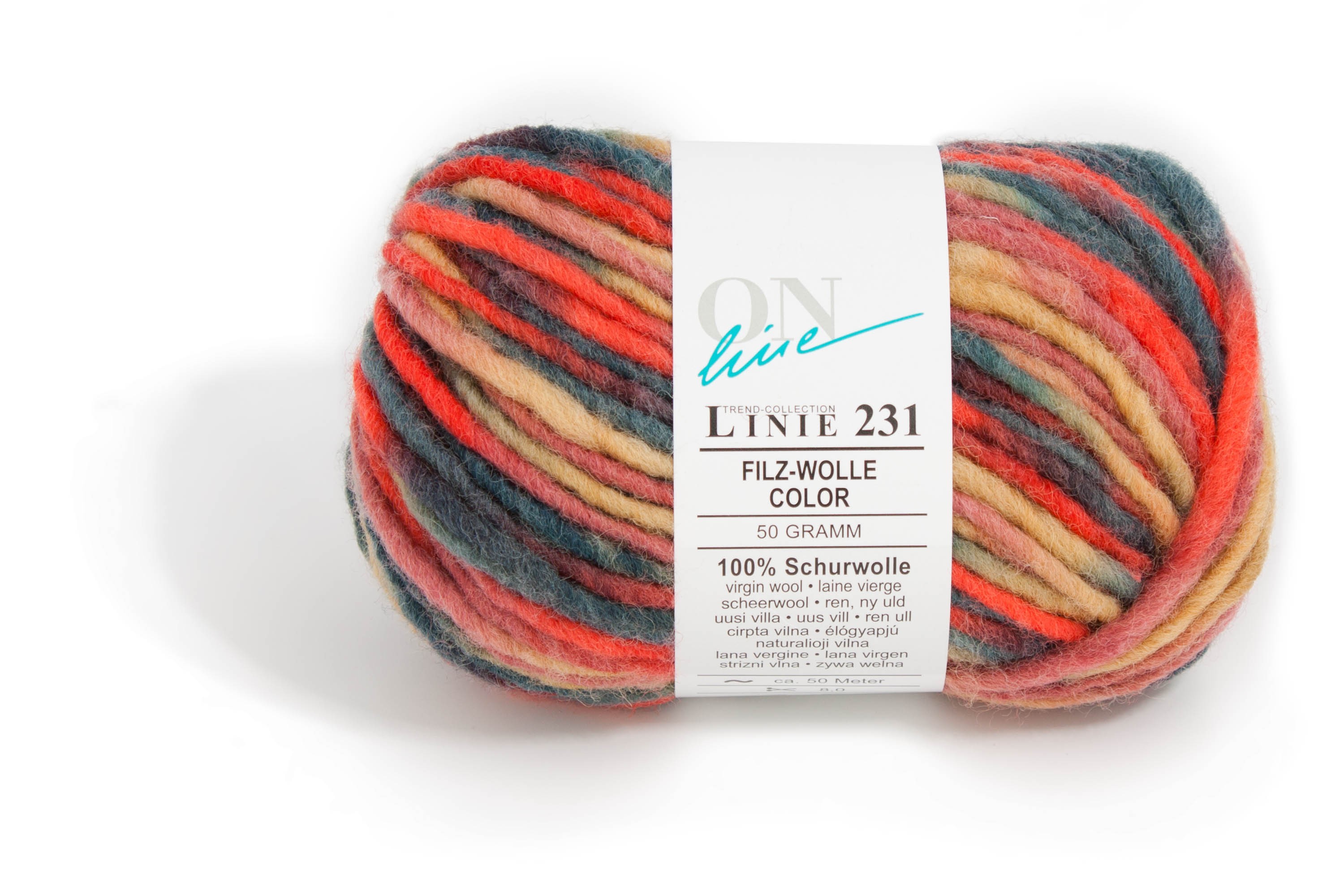 ONline Linie 231 Filz-Wolle color